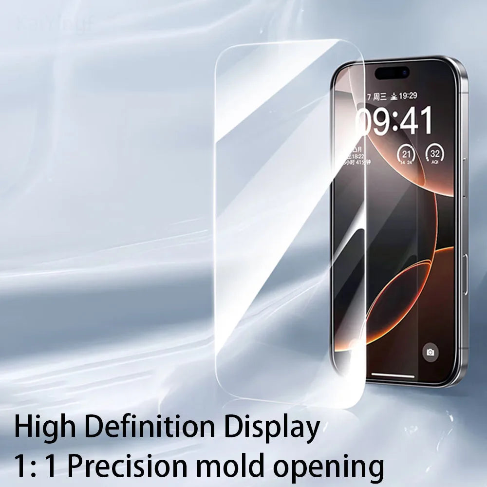 4Pcs Full Cover Tempered Glass For iPhone 17 16 15 14 13 12 11 Pro Max Mini Screen Protector For iPhone 7 8 Plus X XS XR Glass