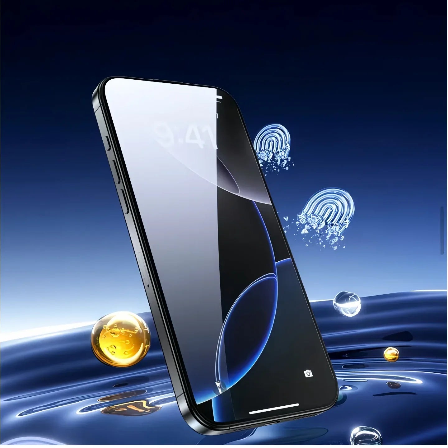 3PCS Tempered Glass Screen Protector for iPhone17/16/15Pro Shockproof Gorilla Glass Mobile Phone Protective Film