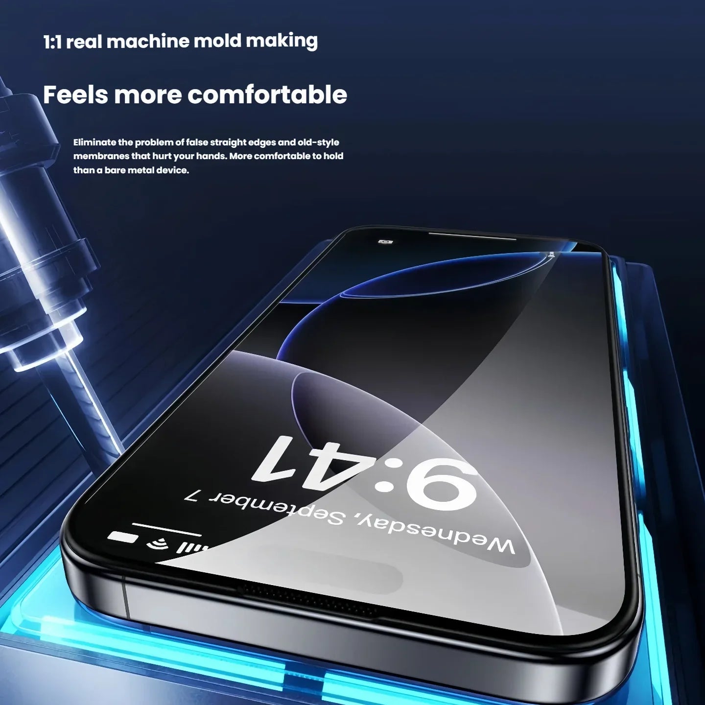 3PCS Tempered Glass Screen Protector for iPhone17/16/15Pro Shockproof Gorilla Glass Mobile Phone Protective Film